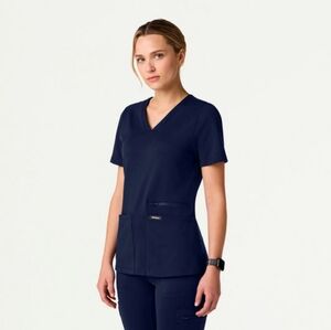 Jaanuu Navy Blue Scrub Set